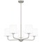Quoizel Gallagher Chandelier 5 Lights Brushed Nickel GGR5028BN - alternate 1